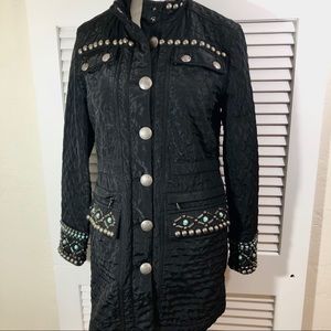 double d ranch boho quilted embellished oversized
